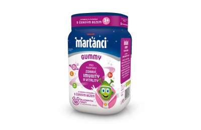 WALMARK Marťánci Gummy - Мультикомплекс для детей с бузиной 20 мг, 50 таблеток